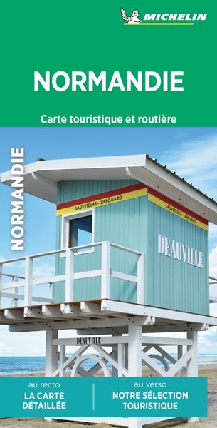 Carte routière et touristique Normandie