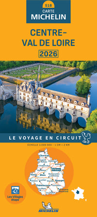 Carte Régionale Centre - Val de Loire 2026