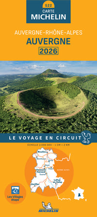 Carte Régionale Auvergne 2026