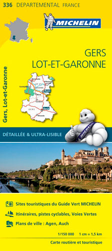 Carte Départementale Gers, Lot-et-Garonne