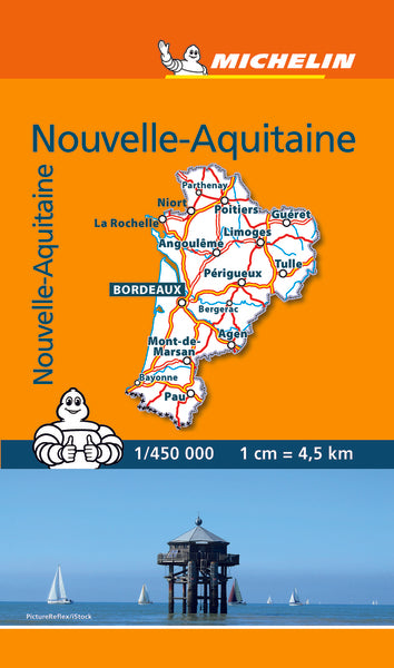 Carte Nouvelle Aquitaine (Mini)