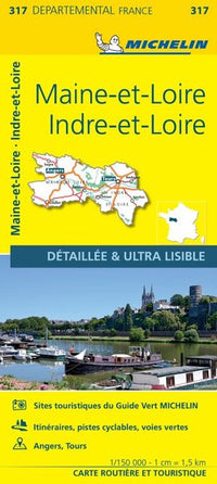 Carte départementale Indre-et-Loire, Maine-et-Loire