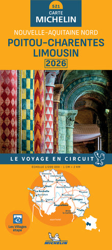 Carte Régionale Poitou-Charentes Limousin 2026