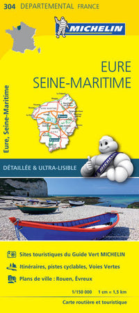 Carte Départementale Eure, Seine-Maritime