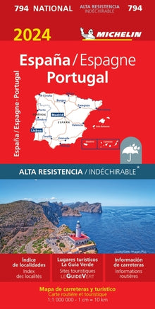 Carte Nationale España / Espagne - Portugal 2024
