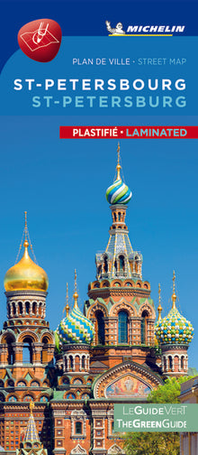 Plan St-Petersbourg / St-Petersburg (Plastifié / laminated)