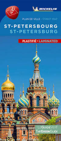 Plan St-Petersbourg / St-Petersburg (Plastifié / laminated)