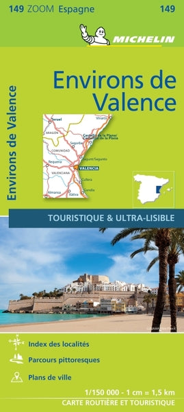 Carte Zoom Environs de Valence