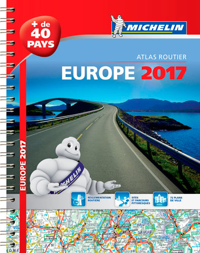 Europe 2017 - Atlas routier et touristique