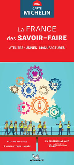 Carte Nationale La FRANCE des SAVOIR-FAIRE