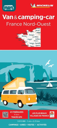 Carte Nationale Van & camping-car - France Nord-Ouest
