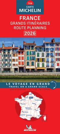 Carte Nationale France - Grands itinéraires 2026