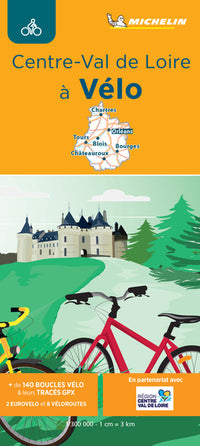Carte Centre-Val de Loire à vélo