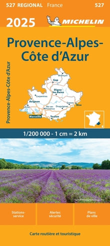 Carte Régionale Provence-Alpes-Côte d'Azur 2025