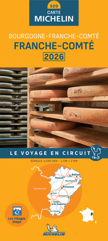 Carte Régionale Franche-Comté 2026