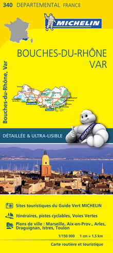 Carte Départementale Bouches-du-Rhône, Var