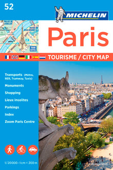 Plan Paris Tourisme: Tourisme / City Map