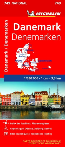 Carte nationale Danemark
