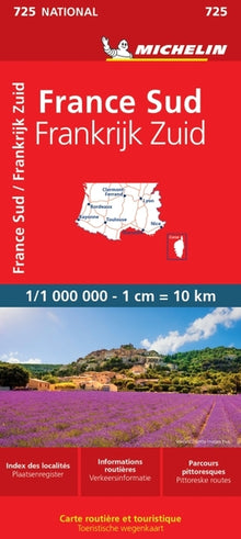 Carte nationale France Sud / Frankrijk Zuid