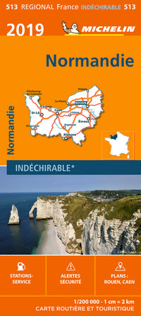 Carte Régionale Normandie 2019