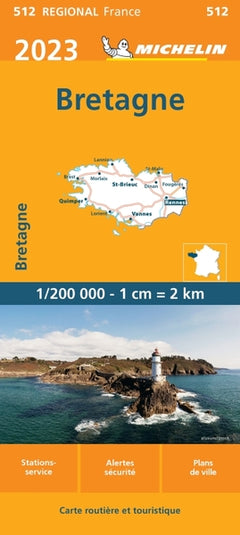Carte Régionale Bretagne 2023