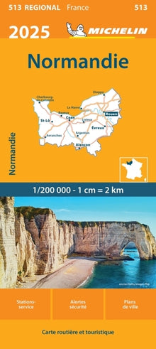 Carte Régionale Normandie 2025