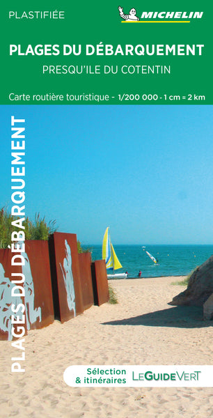 Carte Plages du débarquement - Presqu'ile du Cotentin