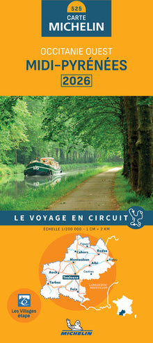 Carte Régionale Midi-Pyrénées 2026