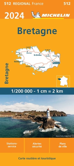 Carte Régionale Bretagne 2024