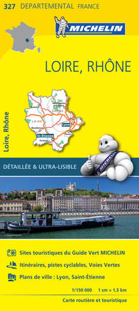 Carte Départementale Loire, Rhône