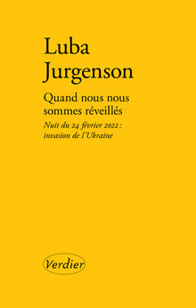 Quand nous nous sommes réveillés