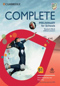 Complete preliminary for schools student's book without answers with online practice