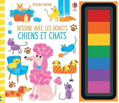Chiens et chats - Dessine avec les doigts