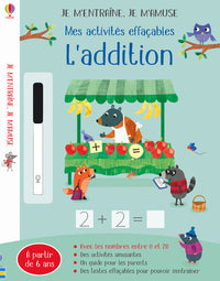 L'addition - Mes activités effaçables - Je m'entraîne, je m'amuse