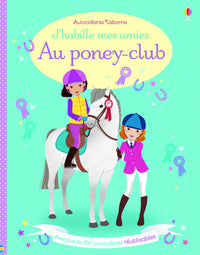 J'habille mes amies au poney-club - Autocollants