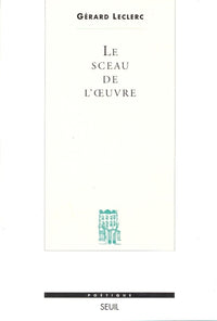 Le Sceau de l'oeuvre