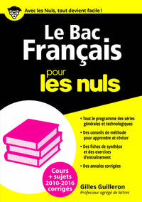 Le Bac français 2016 pour les Nuls