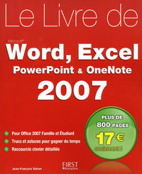 Le livre de Word, Excel, PowerPoint, OneNote