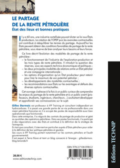 Le partage de la rente pétrolière
