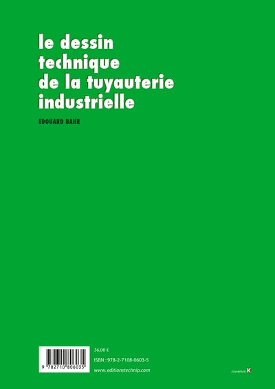 Le dessin technique de la tuyauterie industrielle