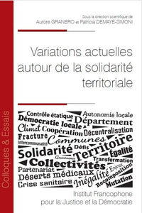 Variations actuelles autour de la solidarité territoriale