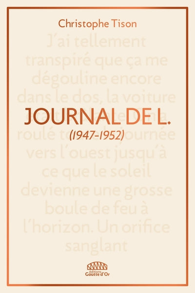Journal de L. - (extraits 1947-1952)