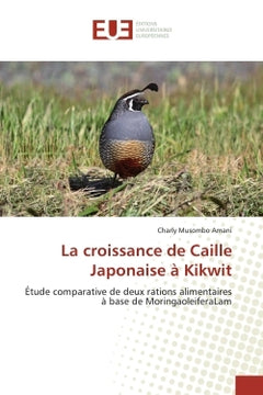 La croissance de Caille Japonaise à Kikwit