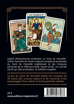 Le tarot de Marseille Waite - Bilingue français/anglais - Coffret