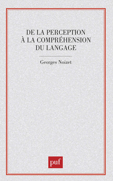 De la perception à comprehension langagière