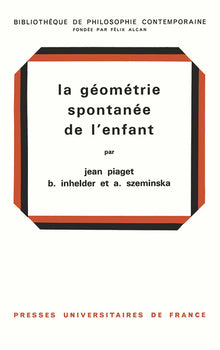 La Géométrie spontanée de l'enfant