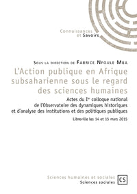 L'Action publique en Afrique subsaharienne sous le regard des sciences humaines