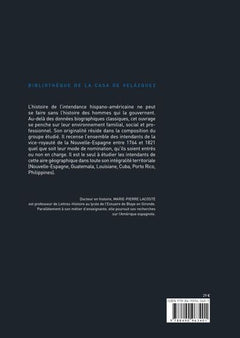 Les intendants de la vice-royaute de la Nouvelle-Espagne