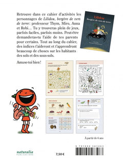 Cahier d'activités de Lilidou, bergère de vers de terre