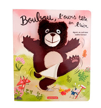 Livre marionnette - Boubou, l'ours tête en l'air